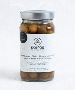 Konos Makri's mixed olives in brine 520gr